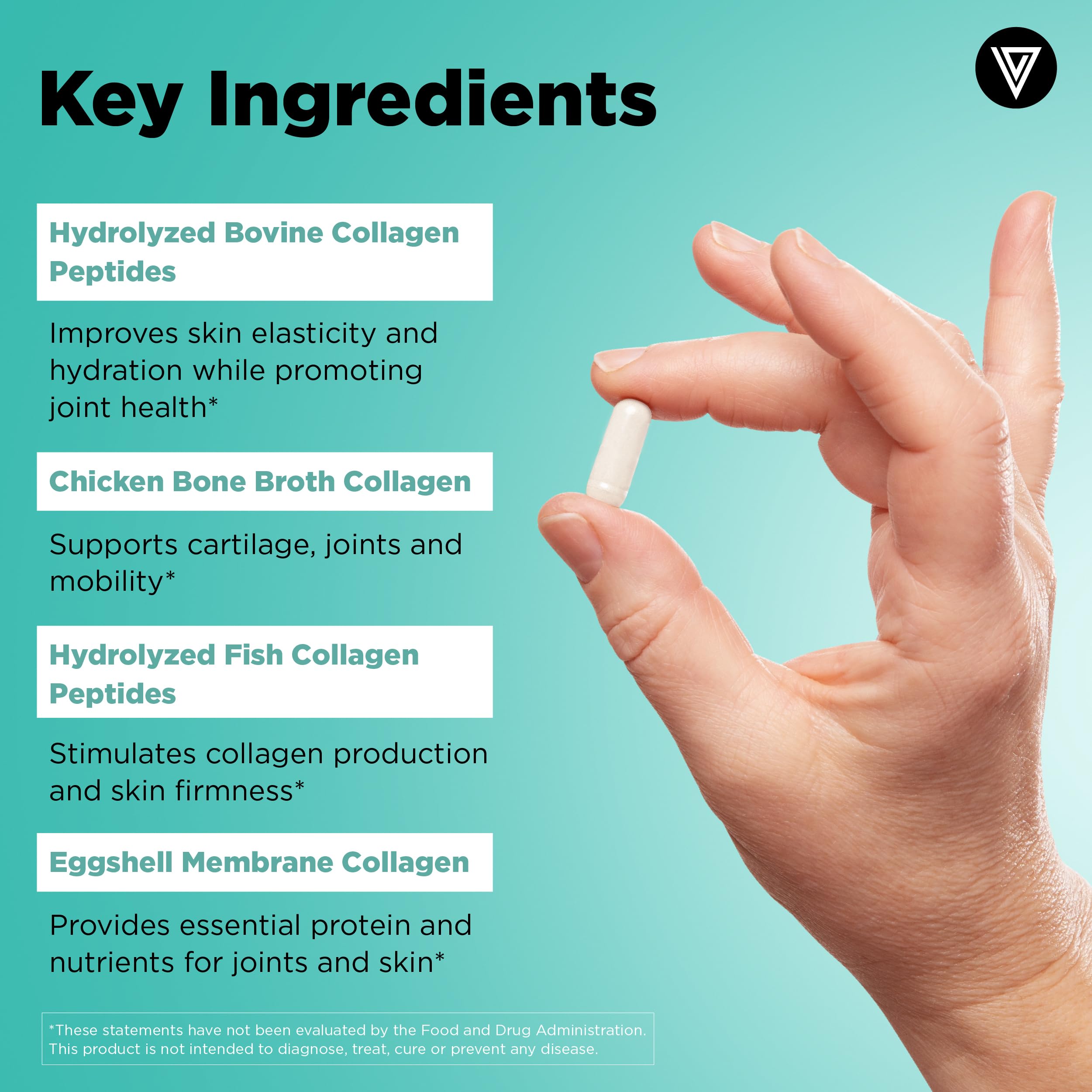 Vital Vitamins ingredientes múltiples fuentes para soporte integral