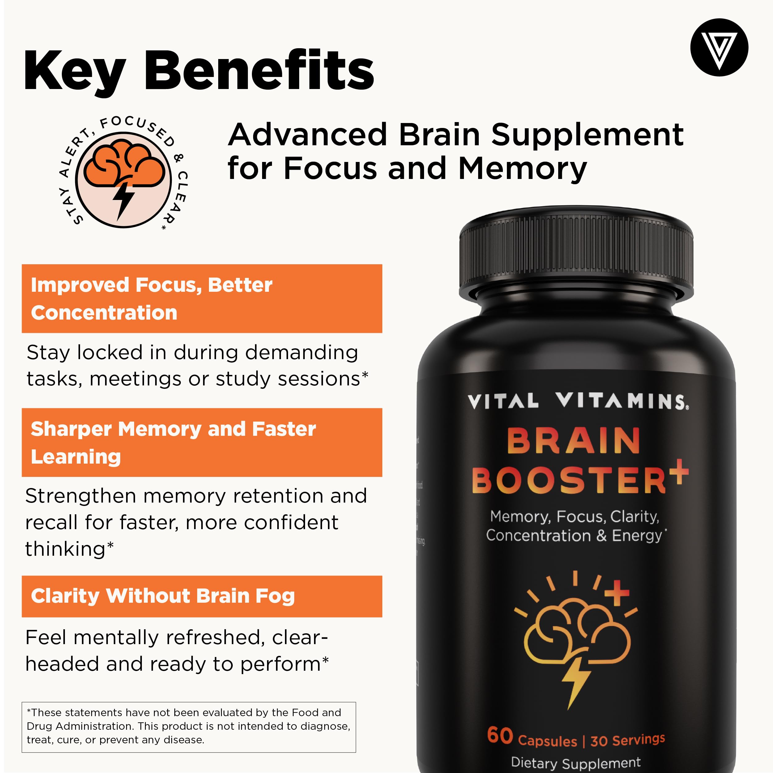 Vital Vitamins primer plano de Lion's Mane resaltando su uso botánico