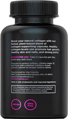 Vital Vitamins bote abierto mostrando las 60 cápsulas incluidas