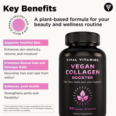 Vital Vitamins mezcla de ingredientes vegetales y texturas nutritivas