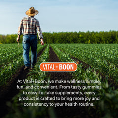 Vital+Boon botella en cocina natural, solución vegetal y sostenible para el hogar