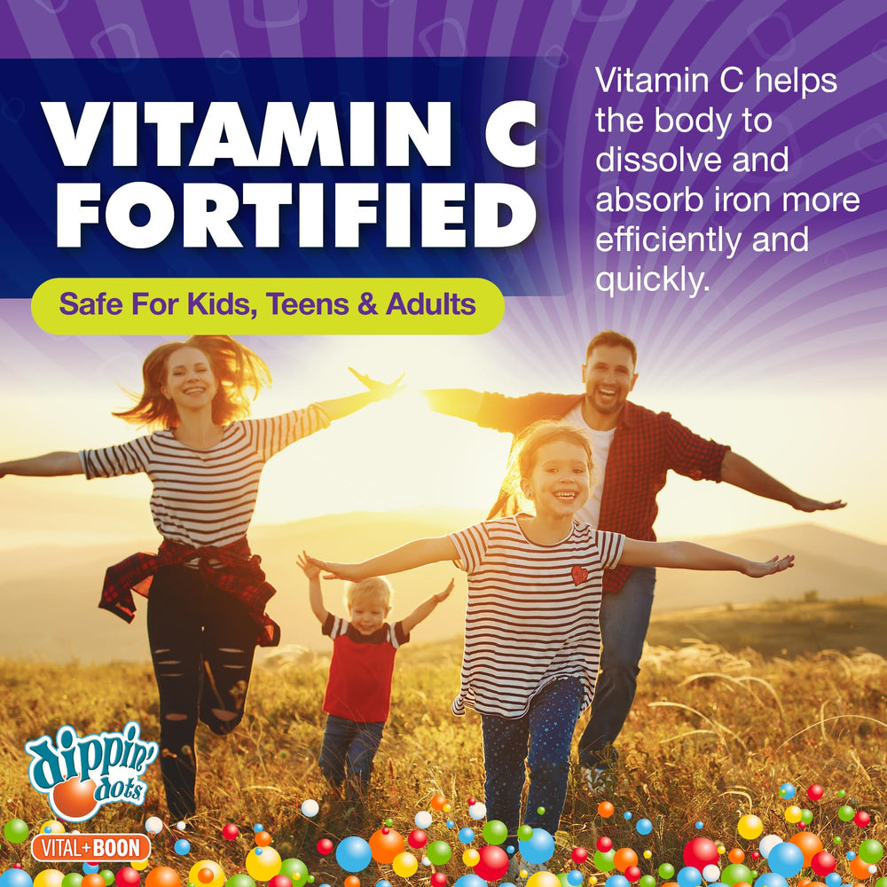 Vital+Boon etiqueta con lista de ingredientes y certificaciones visibles