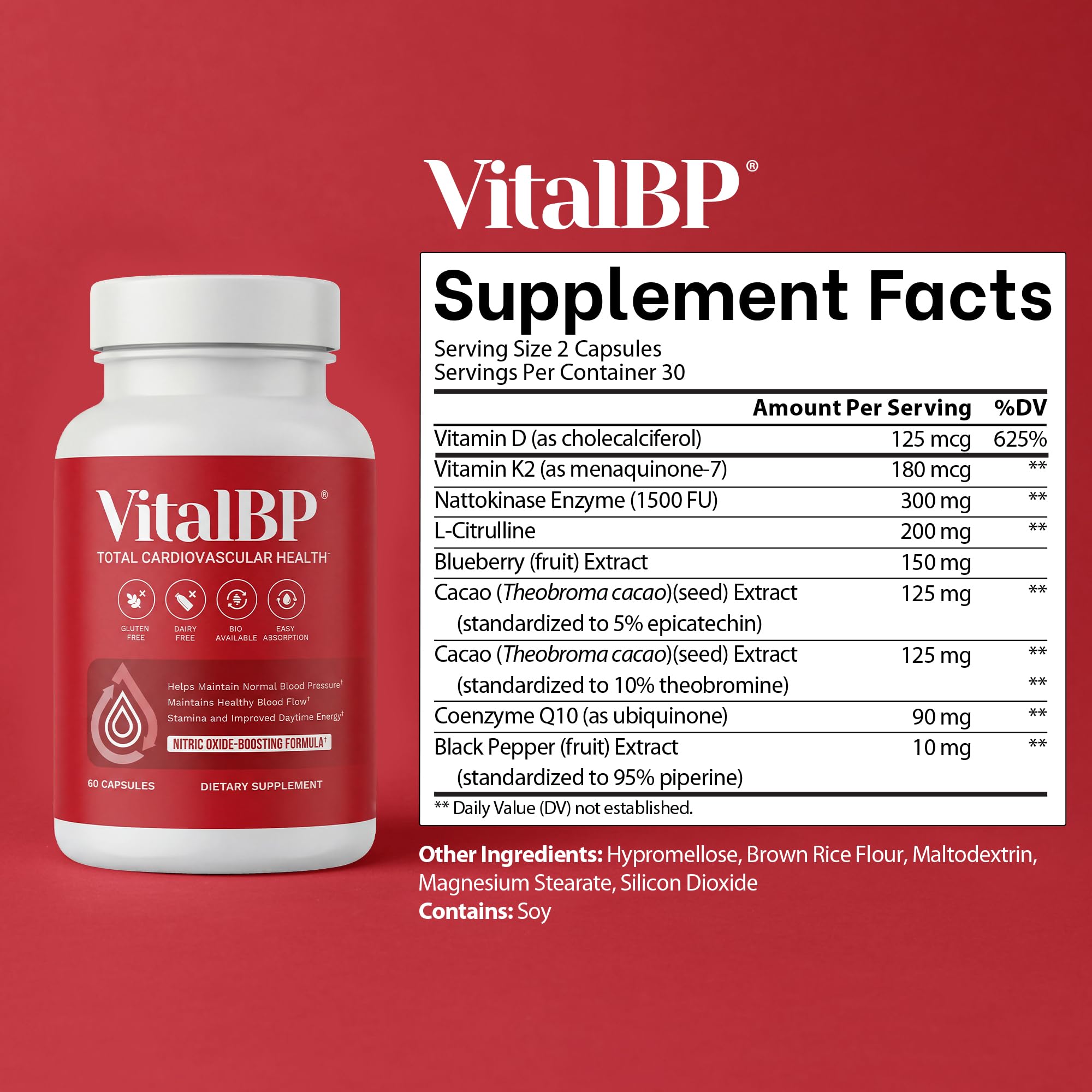 VitalBP cápsulas textura cerca mostrando calidad y pureza