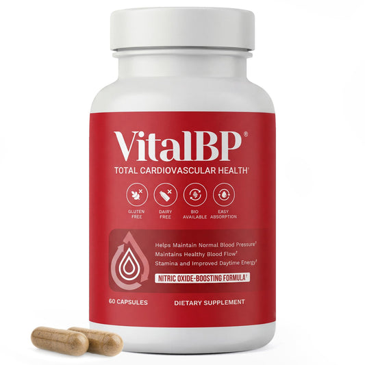 VitalBP vista frontal del envase mostrando diseño y cantidad de cápsulas
