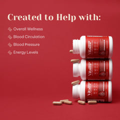 VitalBP ingredientes naturales arándano y cacao con antioxidantes