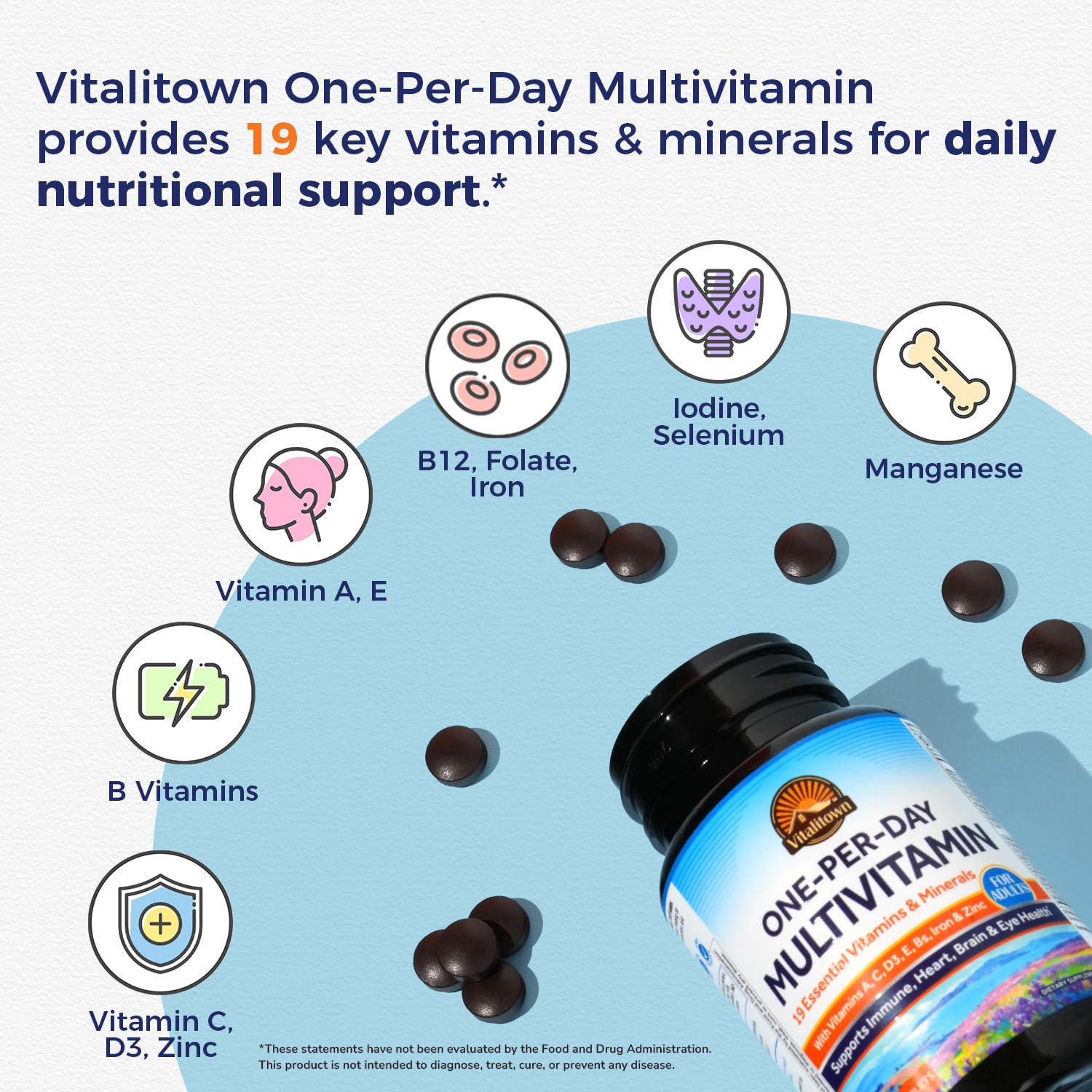 Vitalitown etiqueta nutricional legible para verificar ingredientes