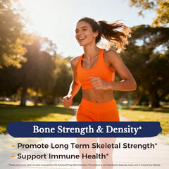 Vitalitown etiqueta nutricional legible con dosis de D3 K2 y calcio