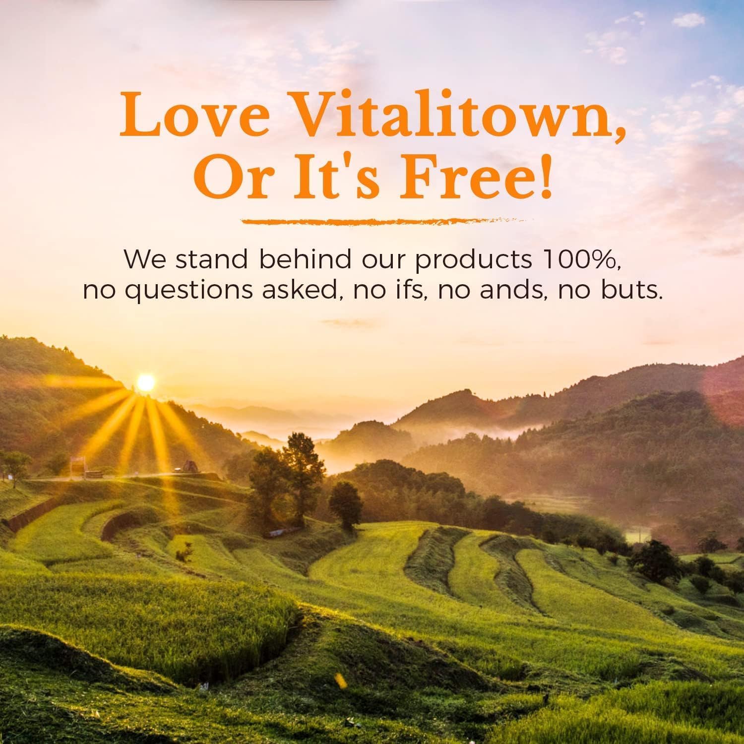 Vitalitown botella abierta con tabletas esparcidas para visualización