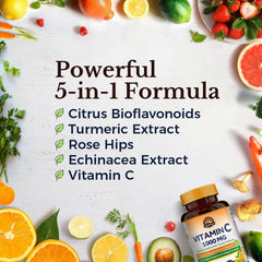 Vitalitown etiqueta con lista de ingredientes y beneficios visibles