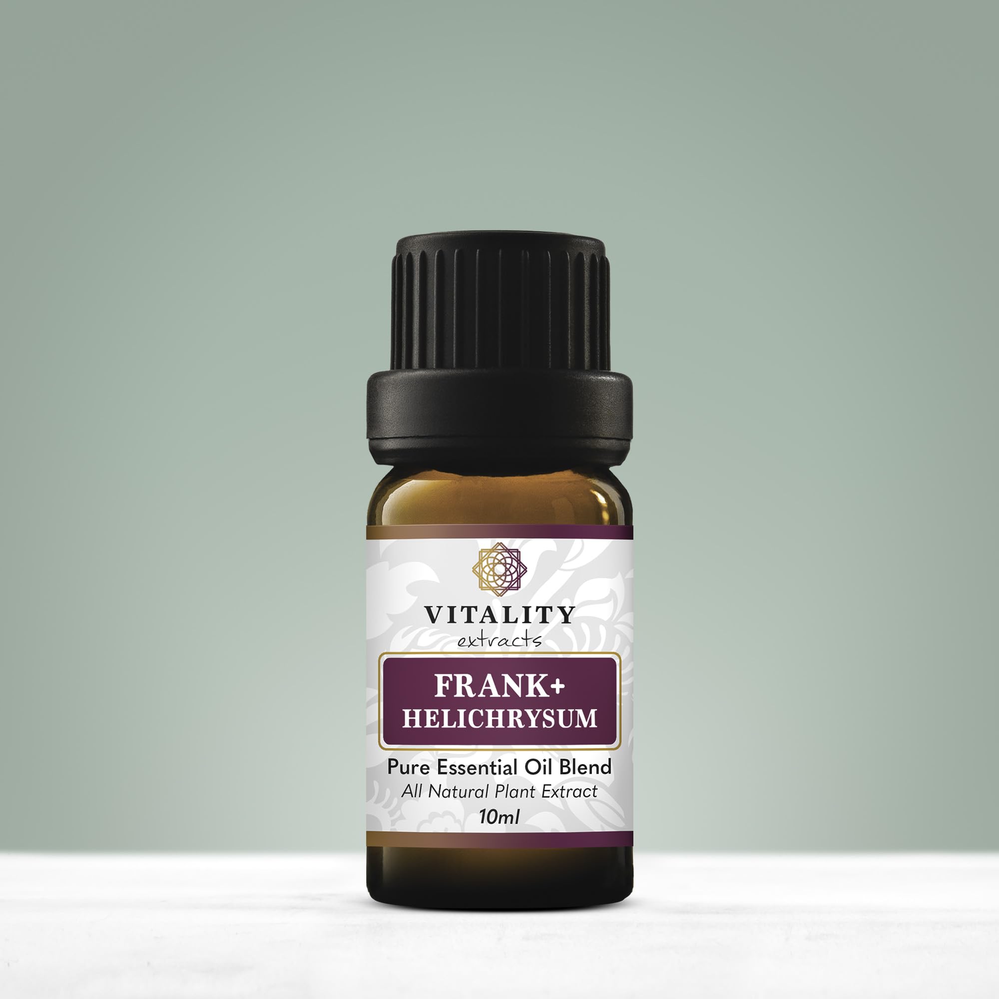 Detalle del gotero y textura del aceite de Vitality para aplicación tópica segura