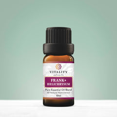 Detalle del gotero y textura del aceite de Vitality para aplicación tópica segura