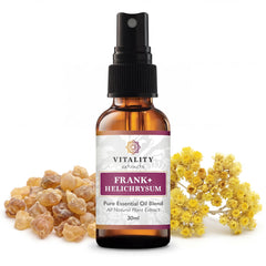 Vitality frente del envase mostrando diseño y beneficio aromático