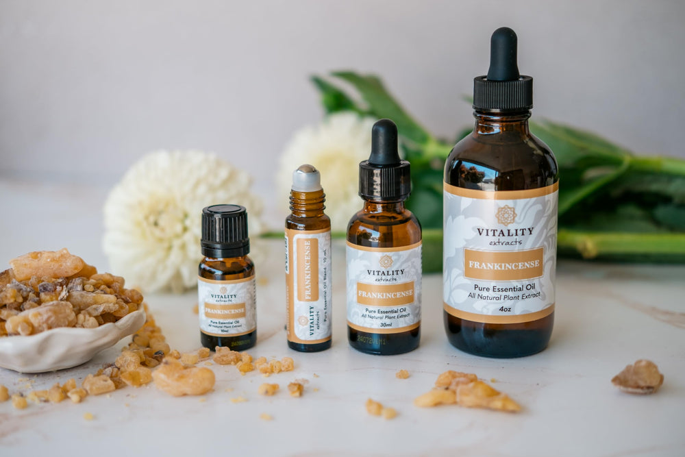 Primer plano de la etiqueta Vitality con ingredientes y limpieza