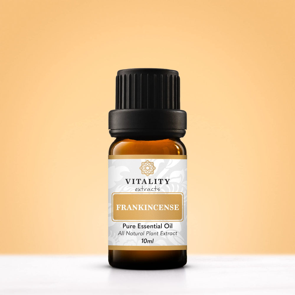 Vitality detalle de etiqueta legible con origen Boswellia Serrata