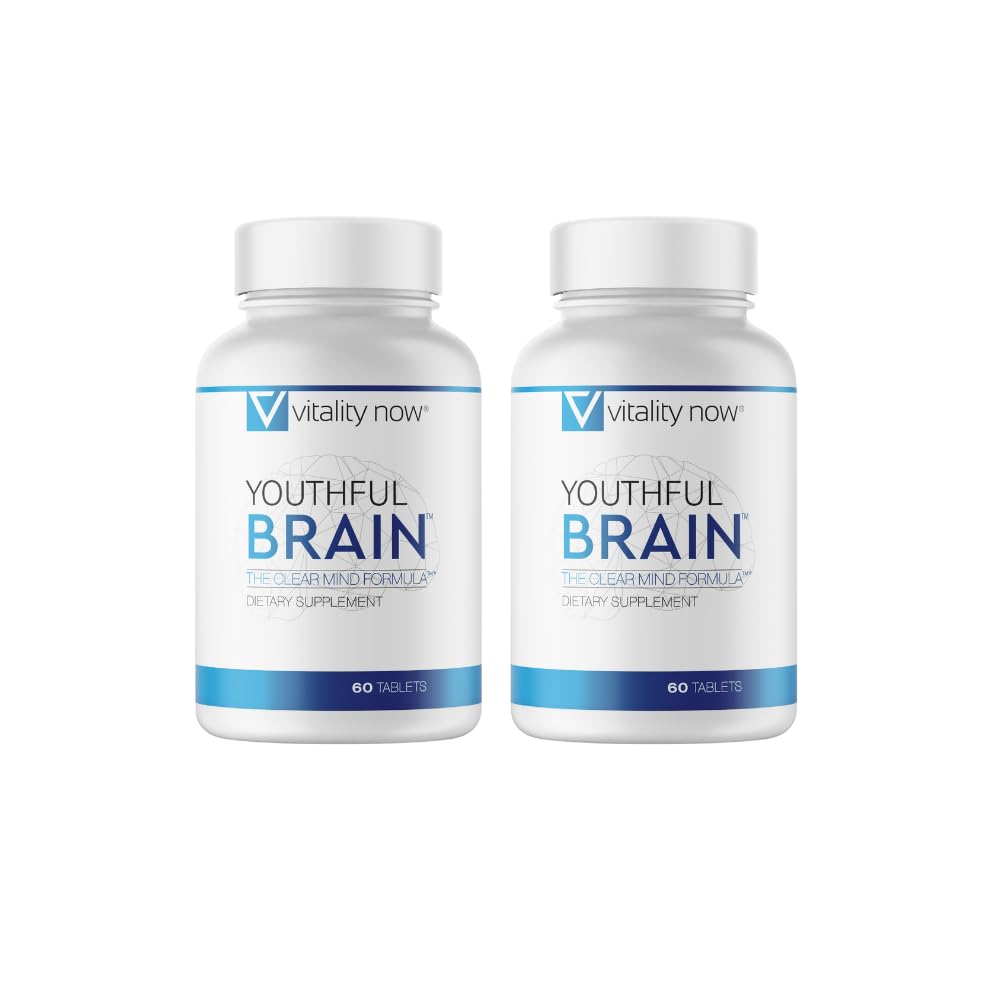 Vitality Now frasco frontal mostrando paquete doble y beneficio de claridad