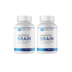 Vitality Now frasco frontal mostrando paquete doble y beneficio de claridad