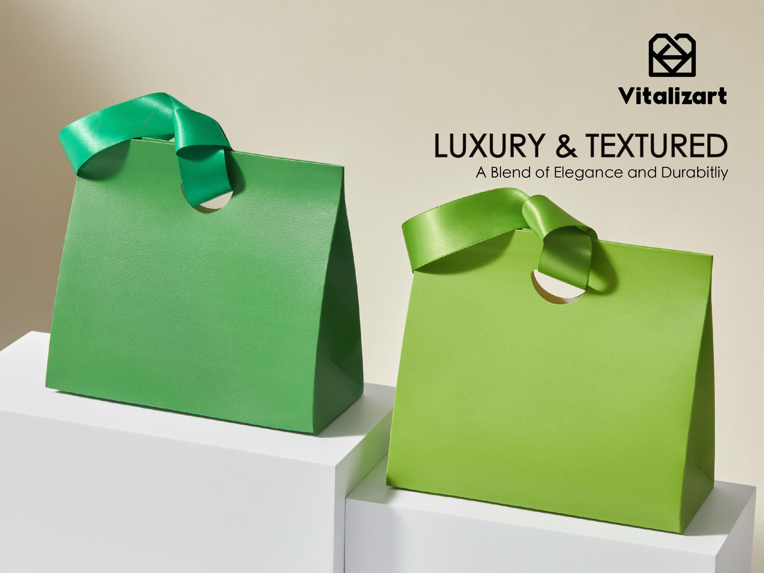 Vitalizart ambiente de evento con varias bolsas listas para regalar