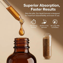 vitalleap frasco junto a una regla para comparar el tamaño real y duración