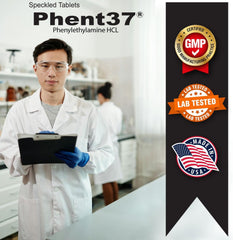 Vitamart Phent37 envase abierto con 60 tabletas para suministro mensual