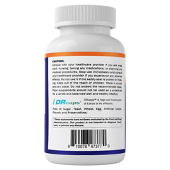 Frasco abierto con 60 cápsulas Vitamatic mostrando contenido y dosificación