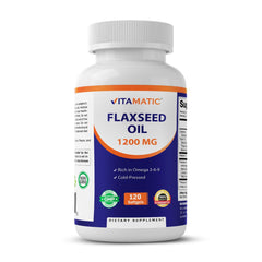 Vitamatic frasco frente mostrando etiqueta y beneficio nutricional