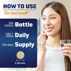 Vitamatic envase abierto con tabletas listas para uso diario