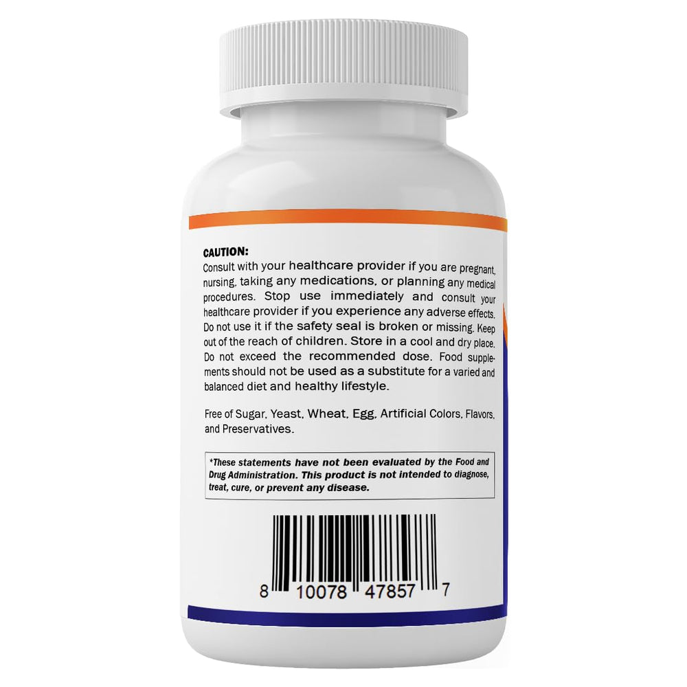 Vitamatic botella abierta sobre mesa destacando el formato de 180 cápsulas