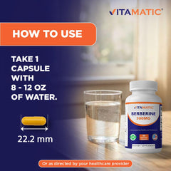 Vitamatic cápsula en mano para comparar tamaño y uso diario