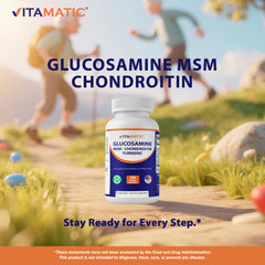 Vitamatic cápsulas en mano ilustrando dosis diaria y manejo sencillo