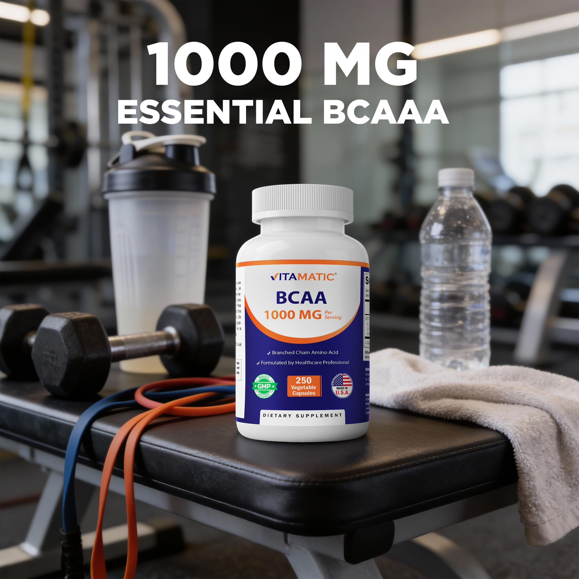 Vitamatic cápsulas sobre mesa blanca organizadas, comunica simplicidad y limpieza