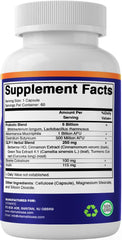 Vitamatic sellos de certificación indicando hecho en EE. UU. y sin gluten