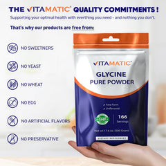 Vitamatic comparación de tamaño en mano para visualizar 500 g
