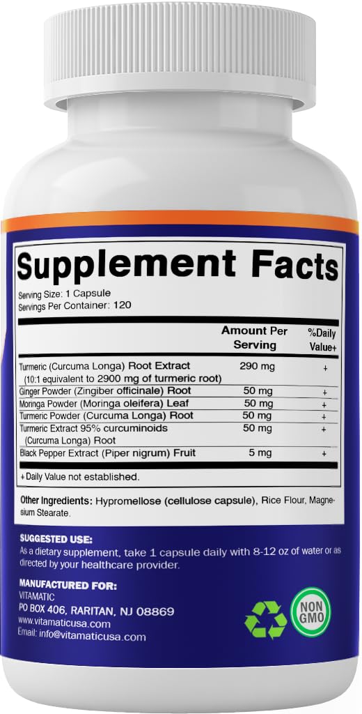 Envase de Vitamatic fabricado en EE.UU. para alta calidad.