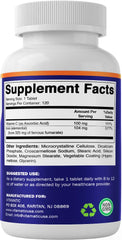 Vitamatic detalle del envase indicando 120 comprimidos y contenido del frasco