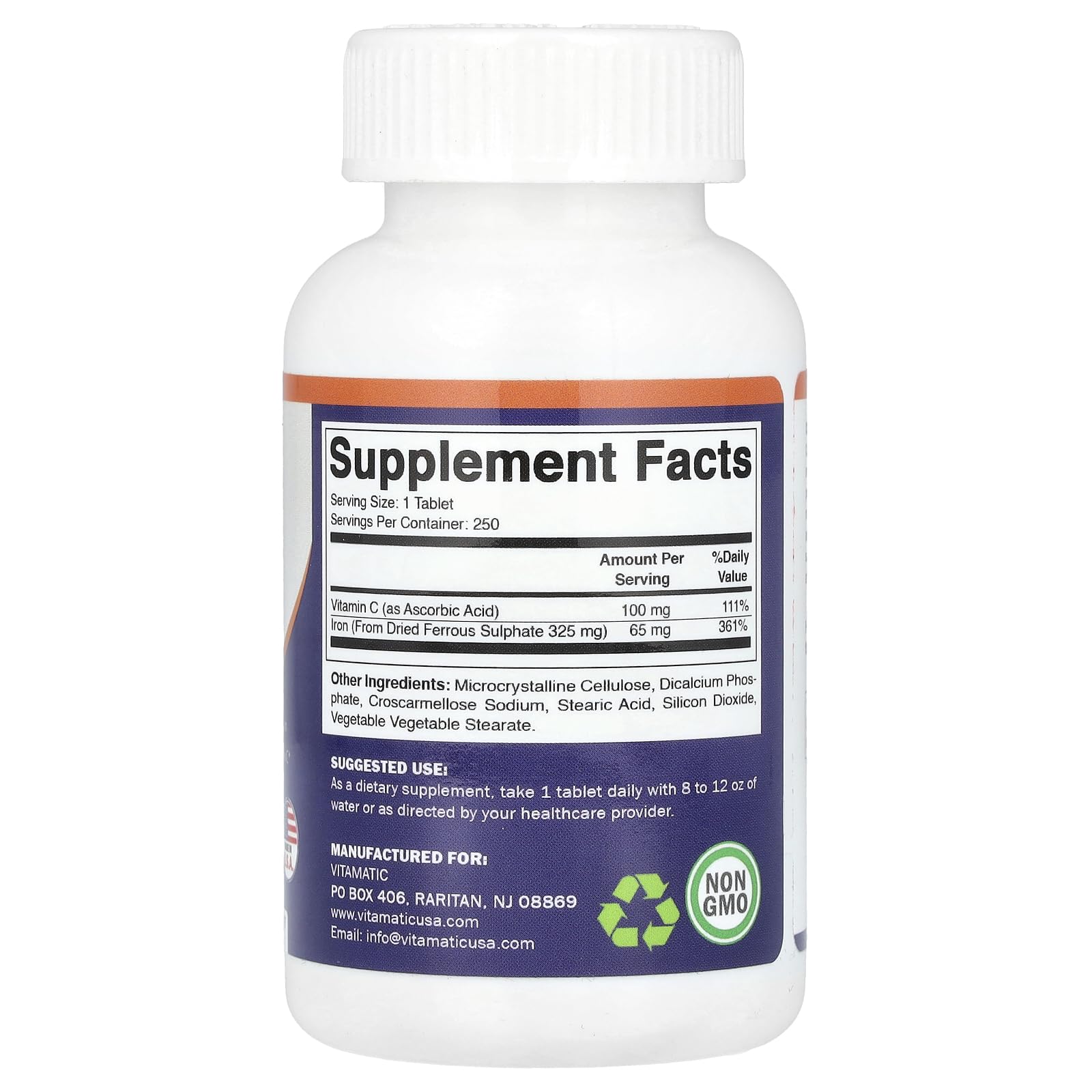Vitamatic primer plano de tableta recubierta y textura, evidencia de pureza