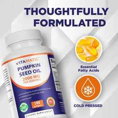 Vitamatic envase abierto con softgels visibles, suministro prolongado