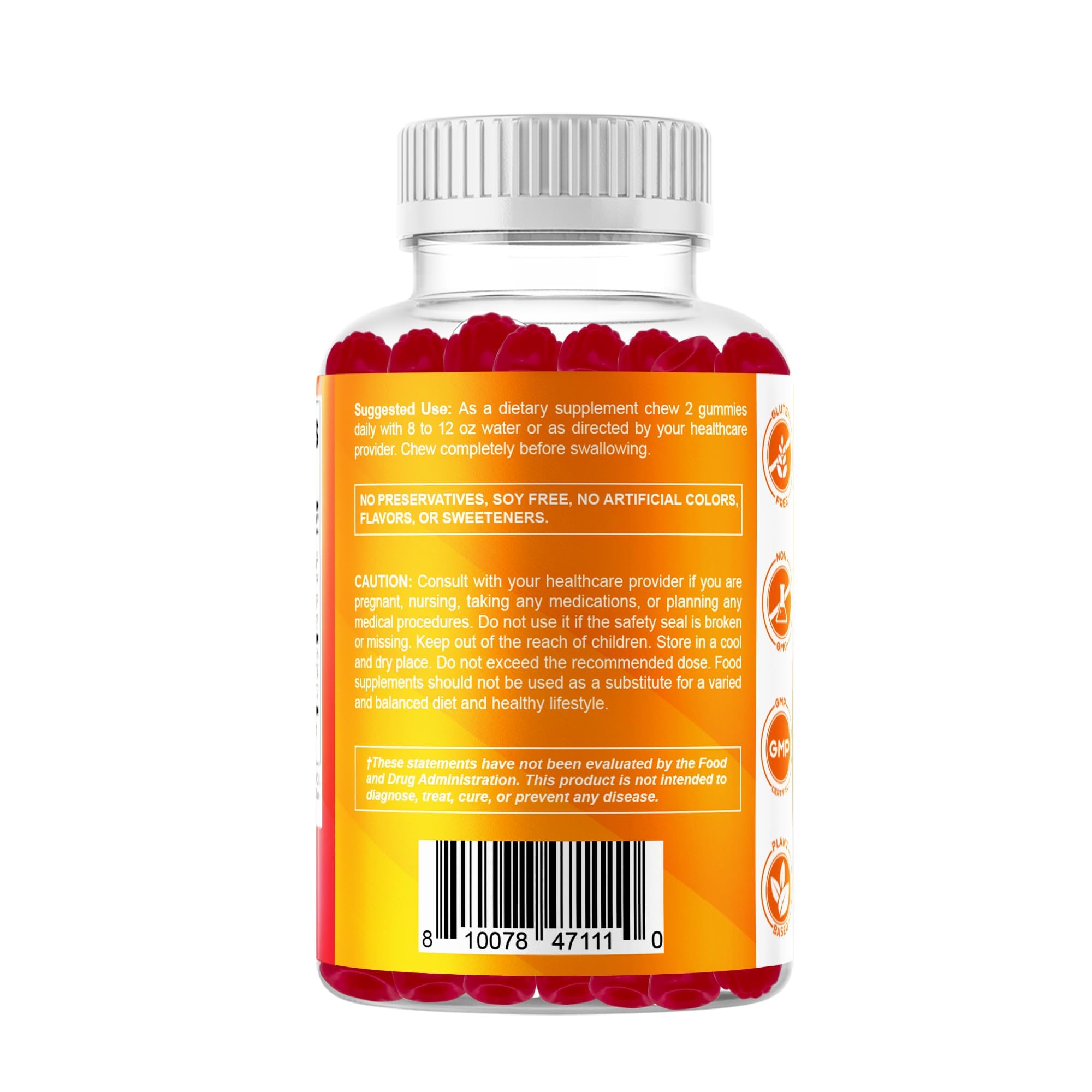Vitamatic persona sosteniendo gomita mostrando uso cotidiano y sabor agradable