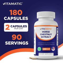 Vitamatic etiqueta informativa con dosificaciones y certificaciones claras
