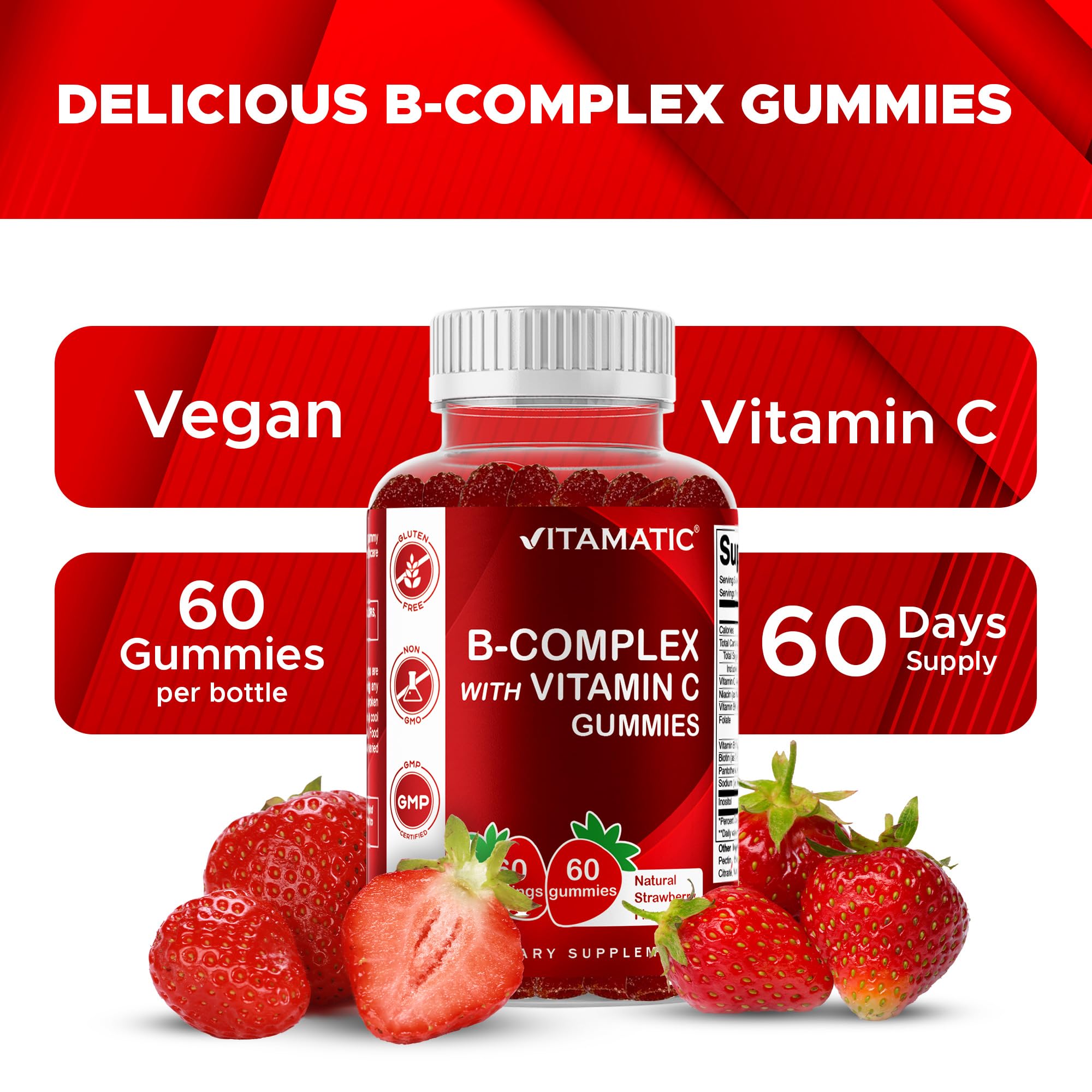 Vitamatic etiqueta de ingredientes legible con información nutricional