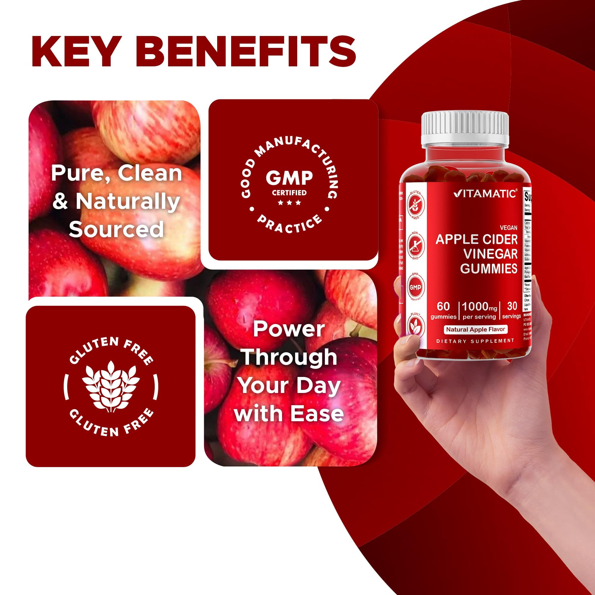Vitamatic etiqueta con ingredientes legibles y lista de vitaminas