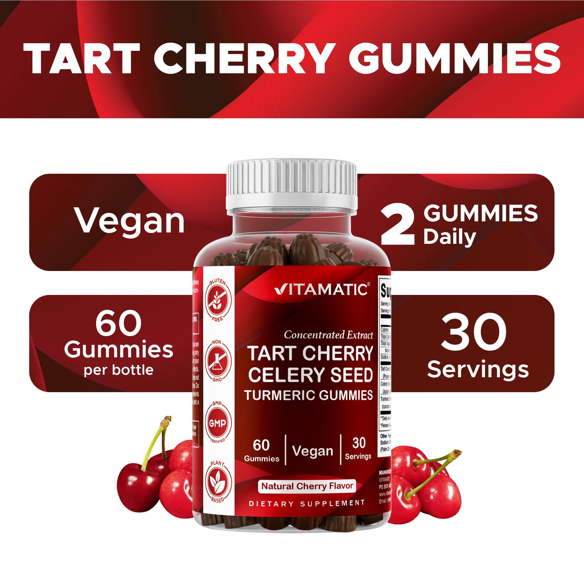 Vitamatic etiqueta con lista de ingredientes y extractos concentrados