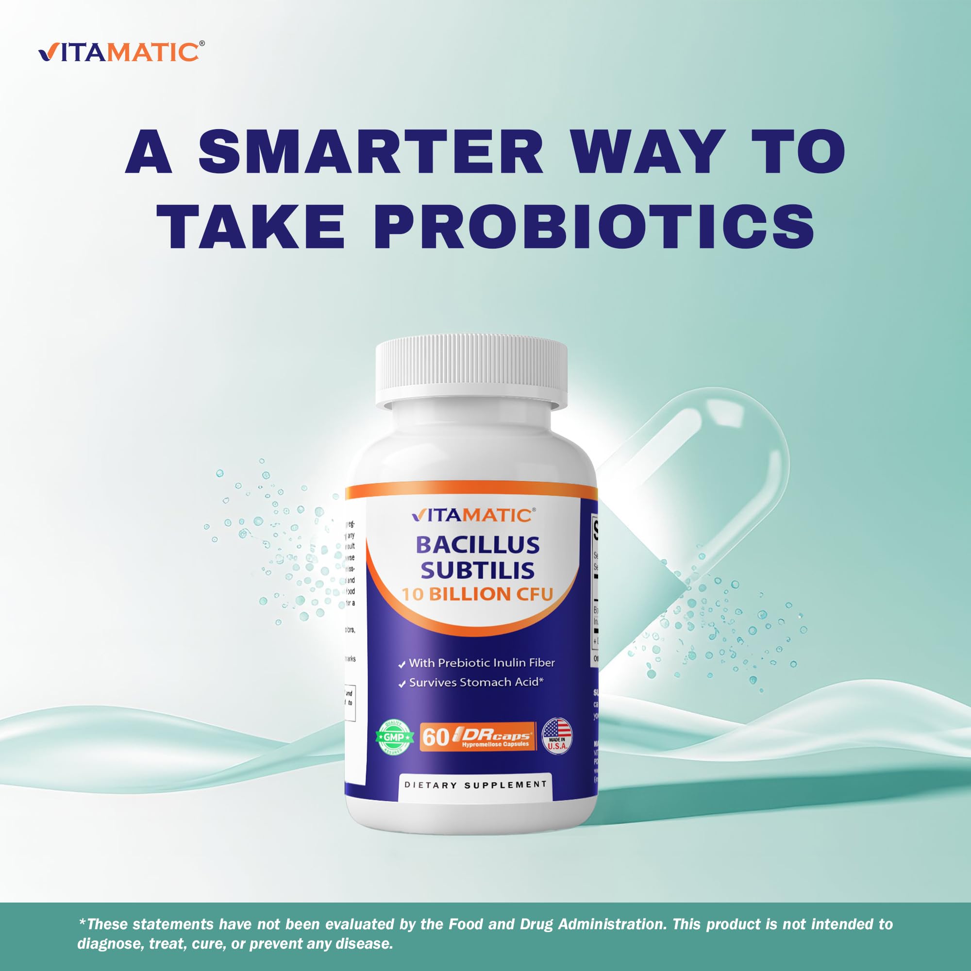 Vitamatic etiqueta nutricional cerca para ver concentración y composición