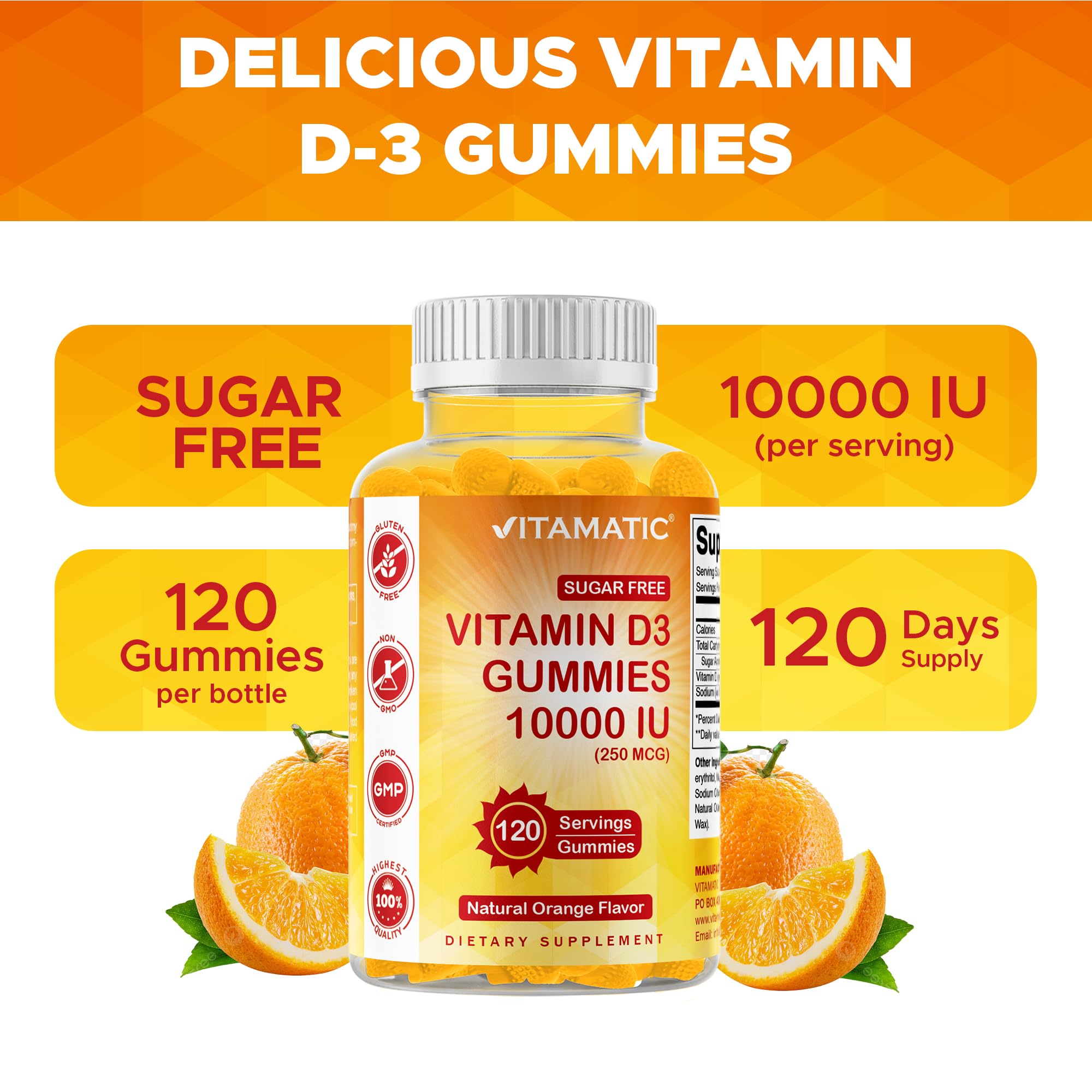 Vitamatic frasco abierto con gomitas que resalta facilidad de acceso diario
