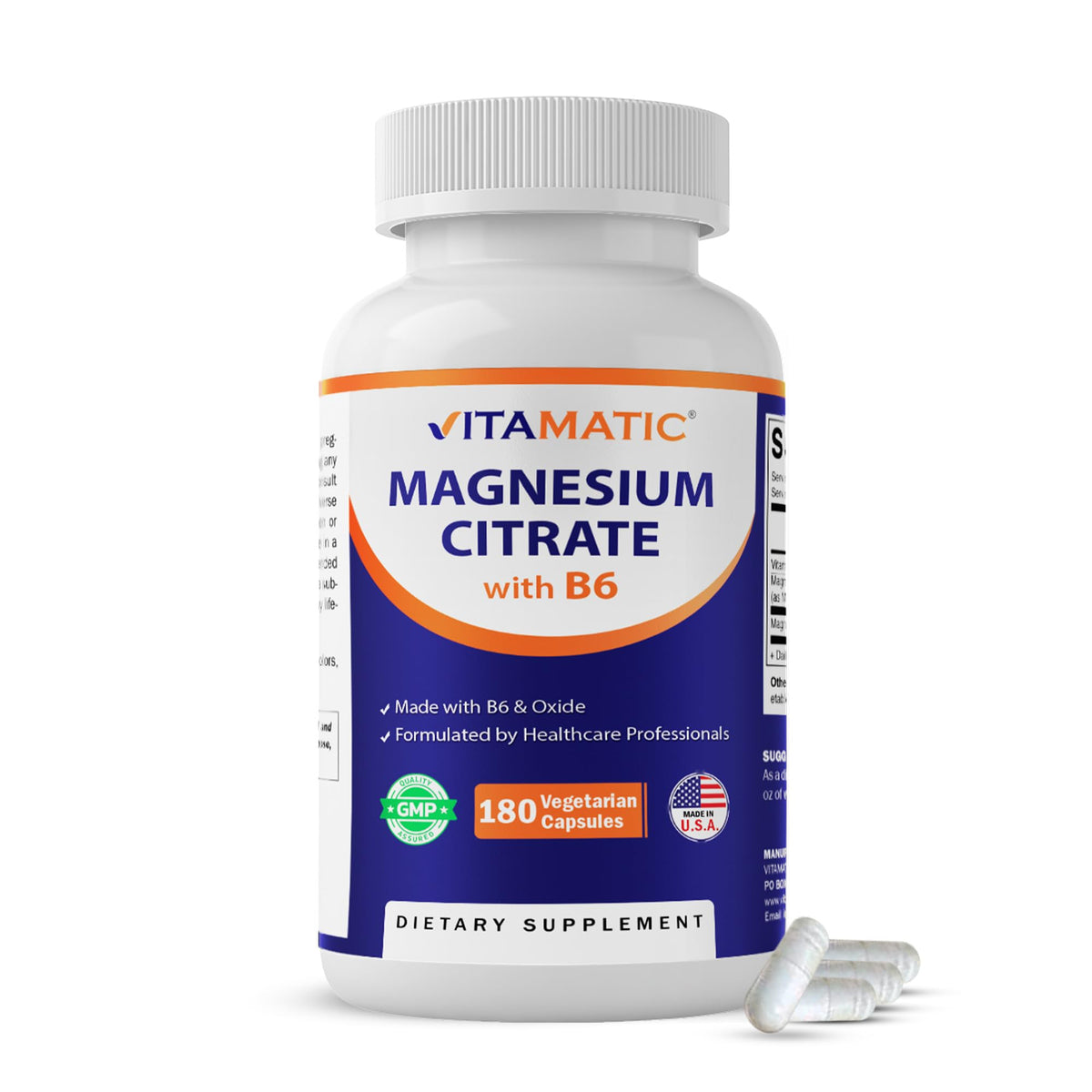 Vitamatic frasco frontal mostrando el envase y beneficio de alta potencia