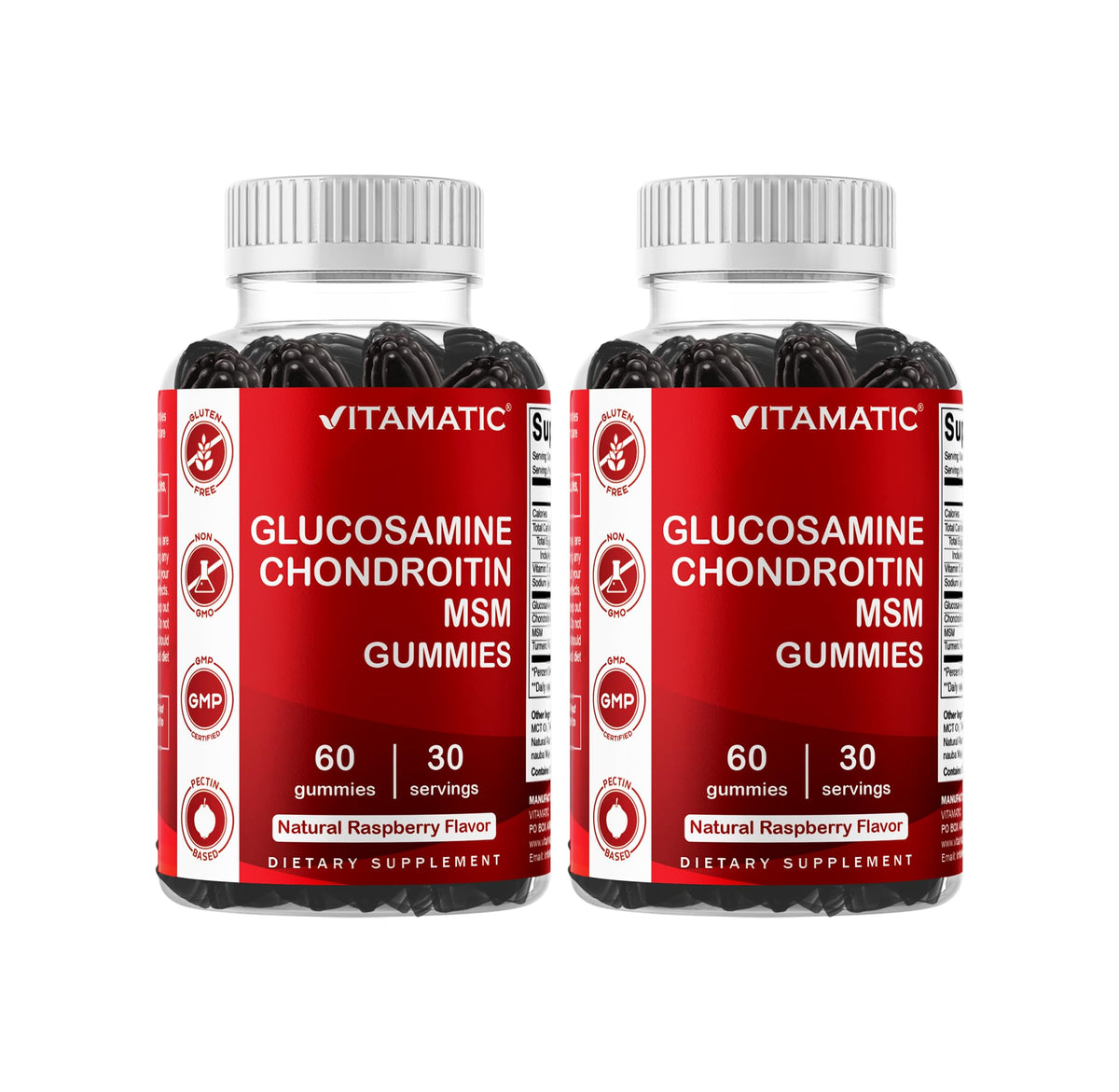Vitamatic frasco frontal mostrando la bolsa y marca, ideal para compra informada