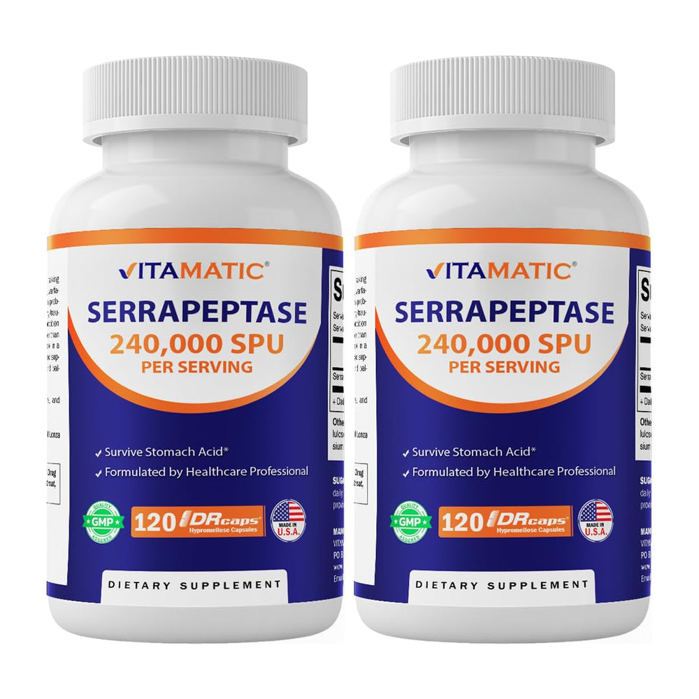 Vitamatic frasco frontal mostrando la etiqueta y cantidad de cápsulas, confianza en calidad