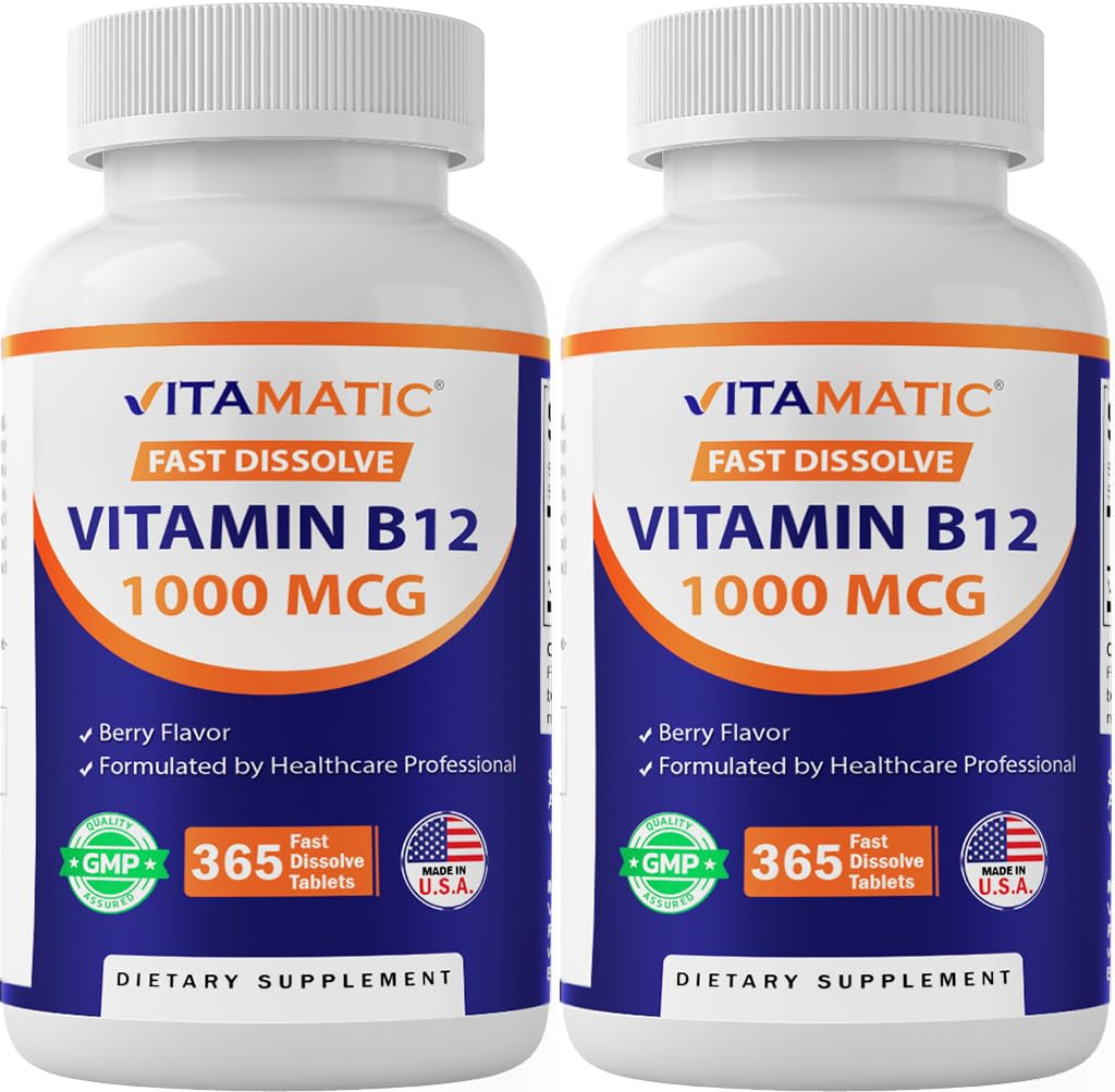 Vitamatic frasco frontal que muestra la etiqueta y beneficios