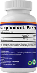 Vitamatic frasco con sello GMP destacando control de calidad