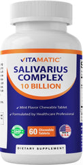 Vitamatic frente del empaque mostrando beneficios y formato masticable