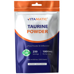 Vitamatic frente del empaque mostrando dosis y beneficios